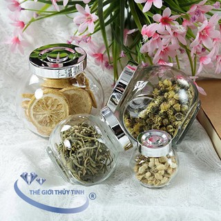 Hũ Thủy Tinh Đáy Nghiêng 180ml Đựng Gia Vị