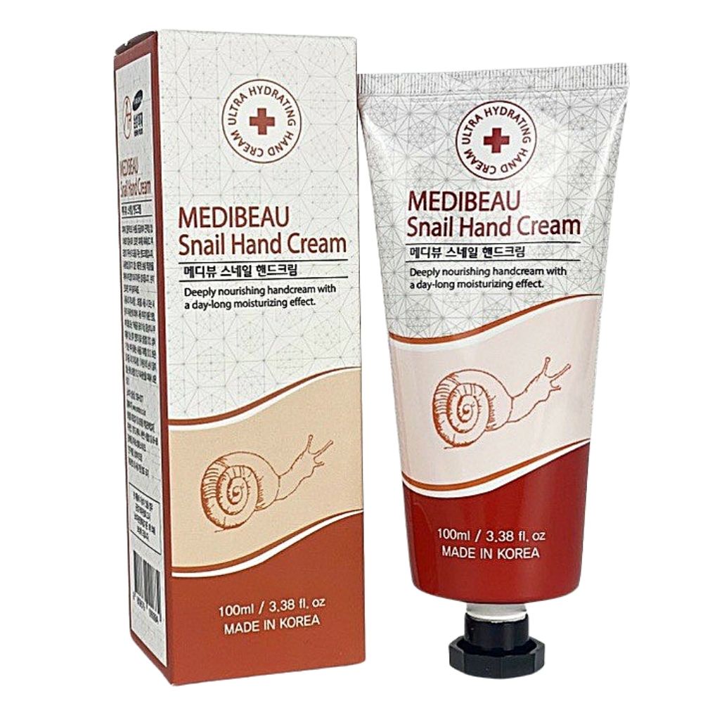 Kem Dưỡng Da Tay Chân, Kem Ốc Sên Hàn Quốc Kem Dưỡng Da Tay MEDIBEAU SNAIL HAND CREAM 100ML.