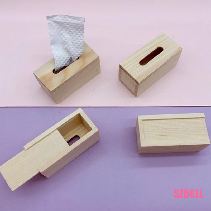 1 Tủ Gỗ Mini Trang Trí Nhà Búp Bê SZDOLL6