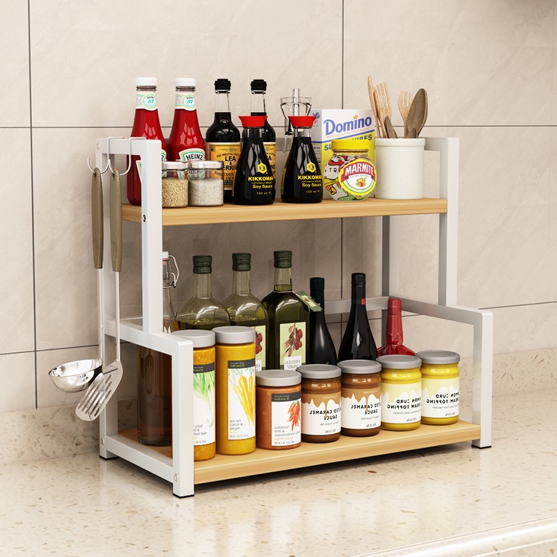 Kệ để đồ nhà bếp, sắp xếp lọ gia vị gòn gàng - gm04