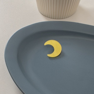 (0682) Kẹp Tóc Mái Trăng Nhỏ Vàng Hàn Quốc 🌙🌙🌙