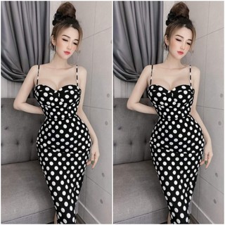 Đầm body cúp ngực 2 dây