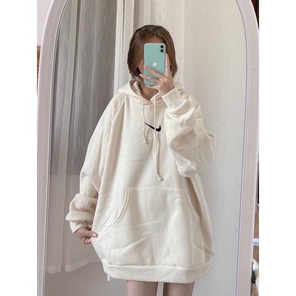 Hoodie thêu hãng form rộng chất nỉ bông dày | BigBuy360 - bigbuy360.vn