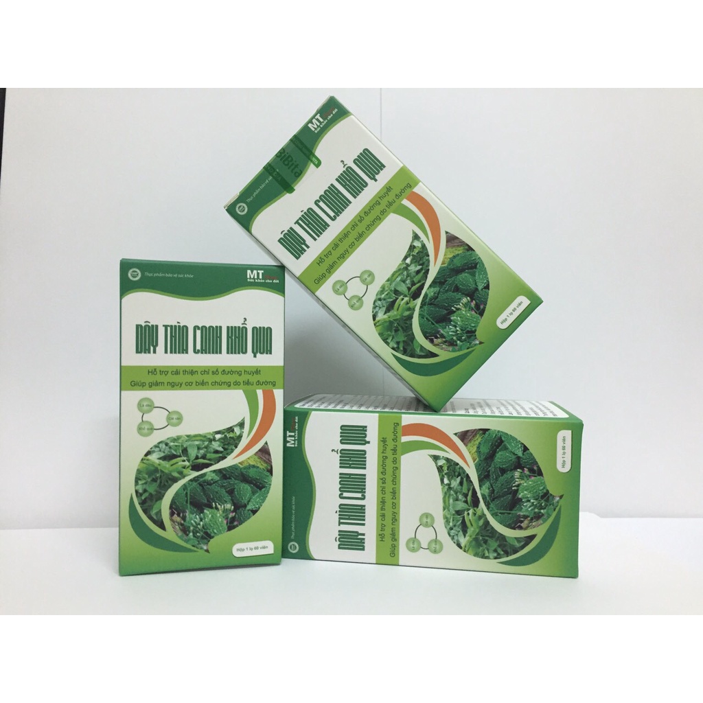 Viên uống DÂY THÌA CANH KHỔ QUA giảm tiểu đường, hạ đường huyết - 60 viên