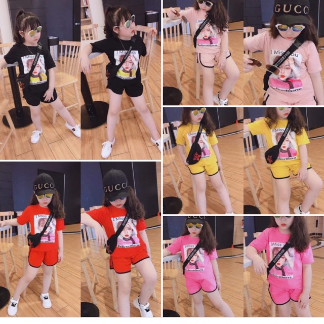 Bộ bé gái size đại