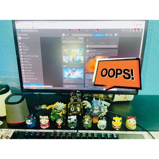 Mô hình Naruto Pikachu cute trang trí bàn làm việc, góc gaming