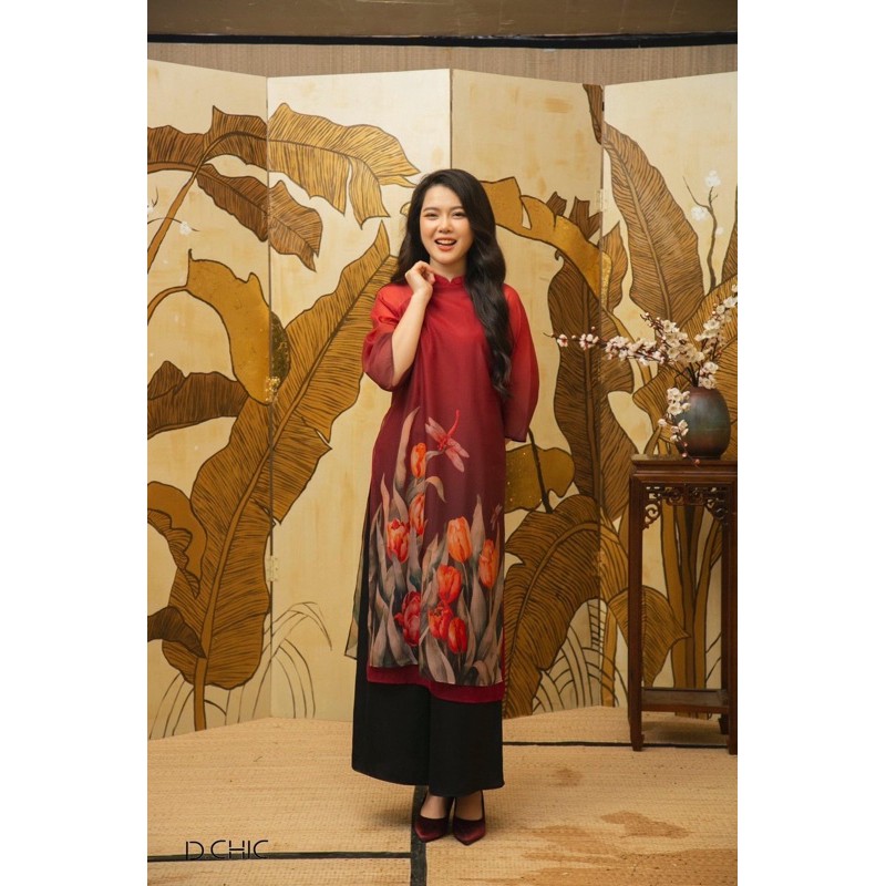 Pass set áo dài Dchic new size S