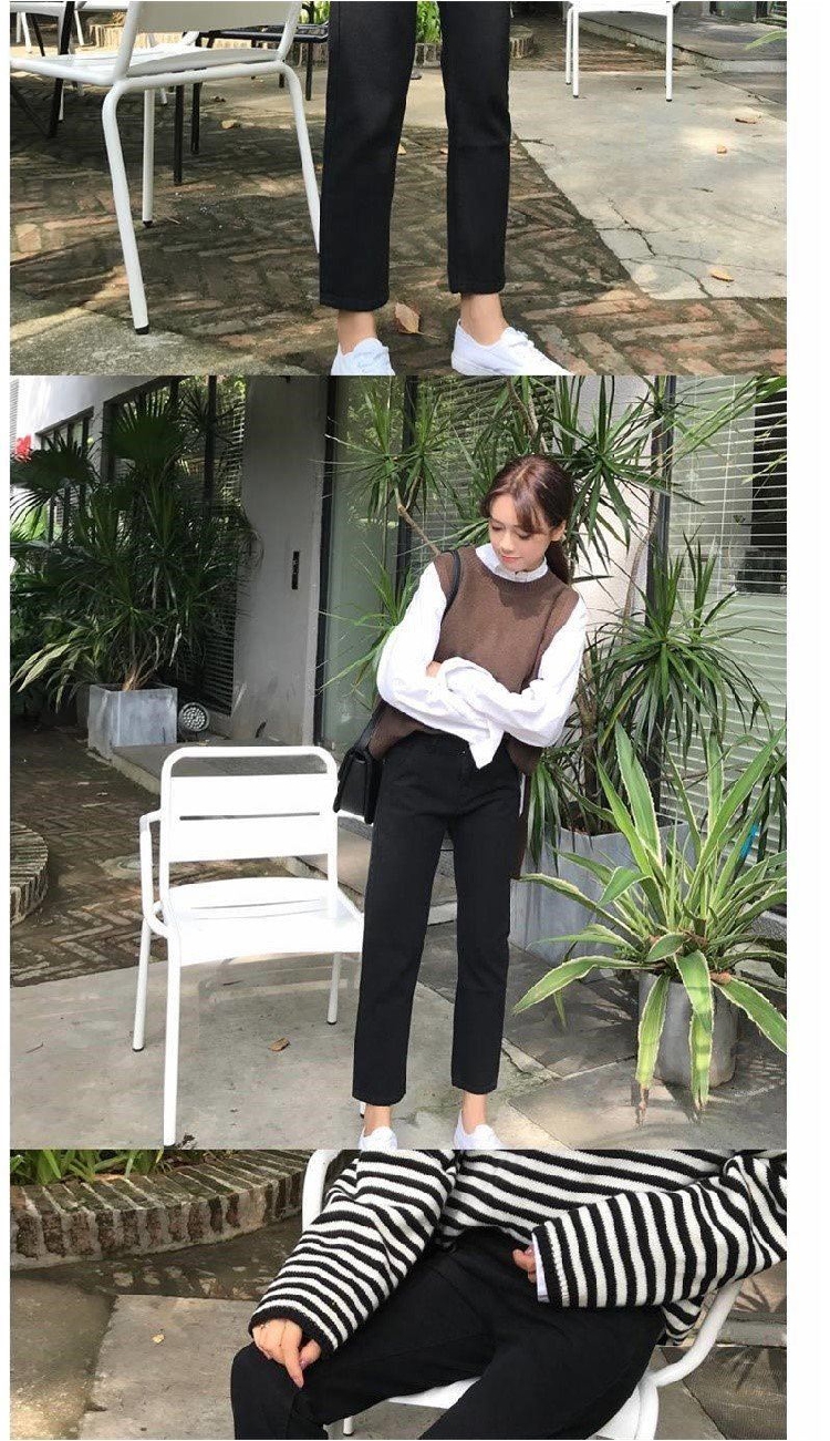 Quần jean denim ống đứng phong cách cổ điển cho nữ | BigBuy360 - bigbuy360.vn