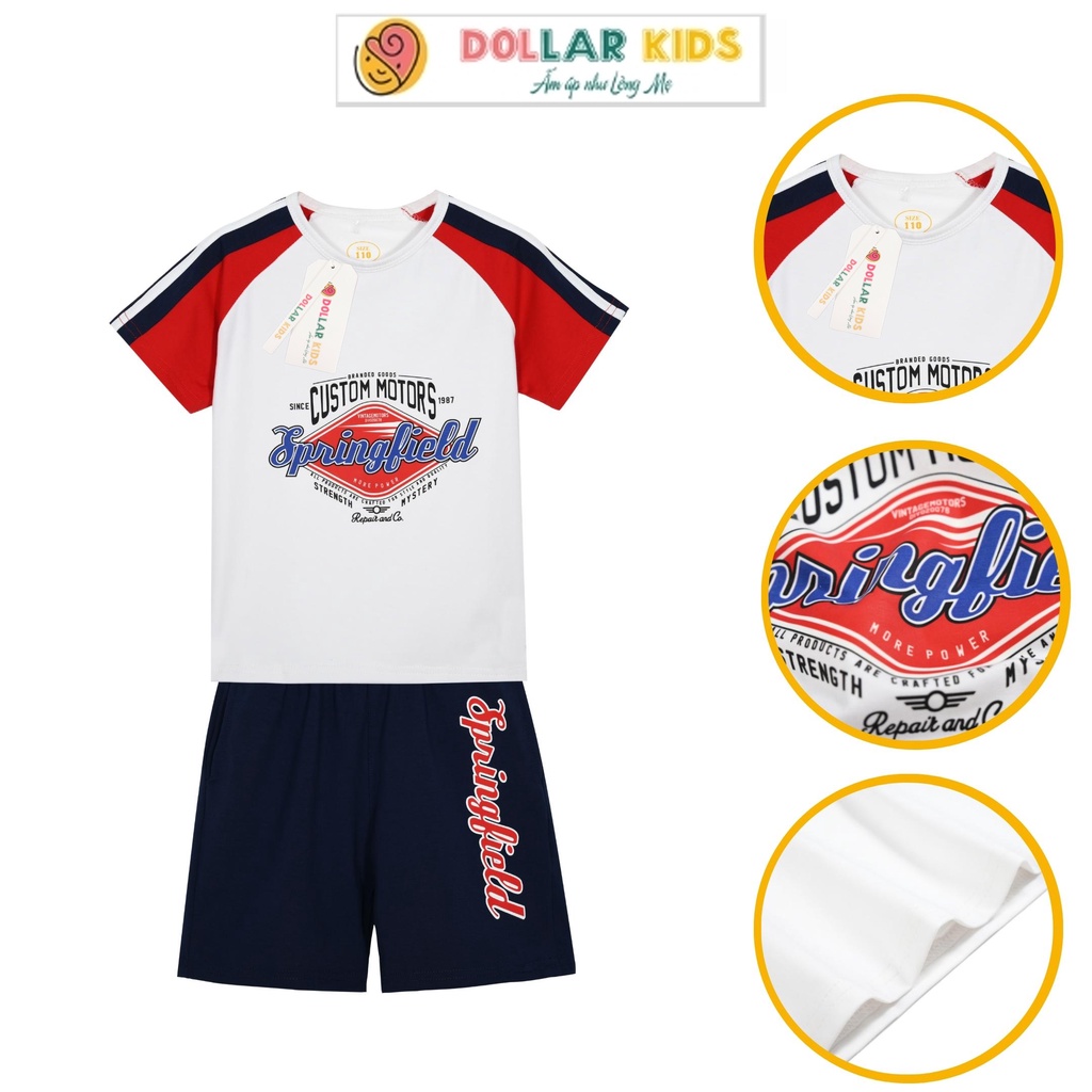 Đồ Bộ Cho Bé 100%Cotton Dollarkids Từ 10kg Đến SiZe Đại Mã R31