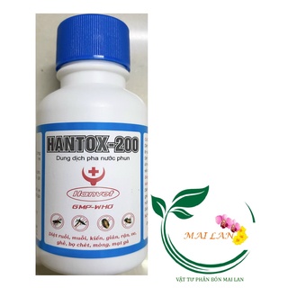 Thuốc diệt hantox-200 - diệt kiến, gián, rận, ve, ghẻ, bọ chét, mòng, mạt gà - #068b# 100ml