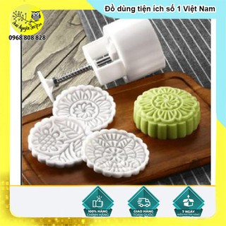 Khuôn làm bánh trung thu 4 mặt 100g
