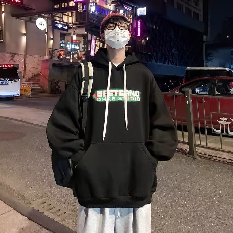 Áo Nỉ Nam Dài Tay Có Mũ Thời Trang Hàn