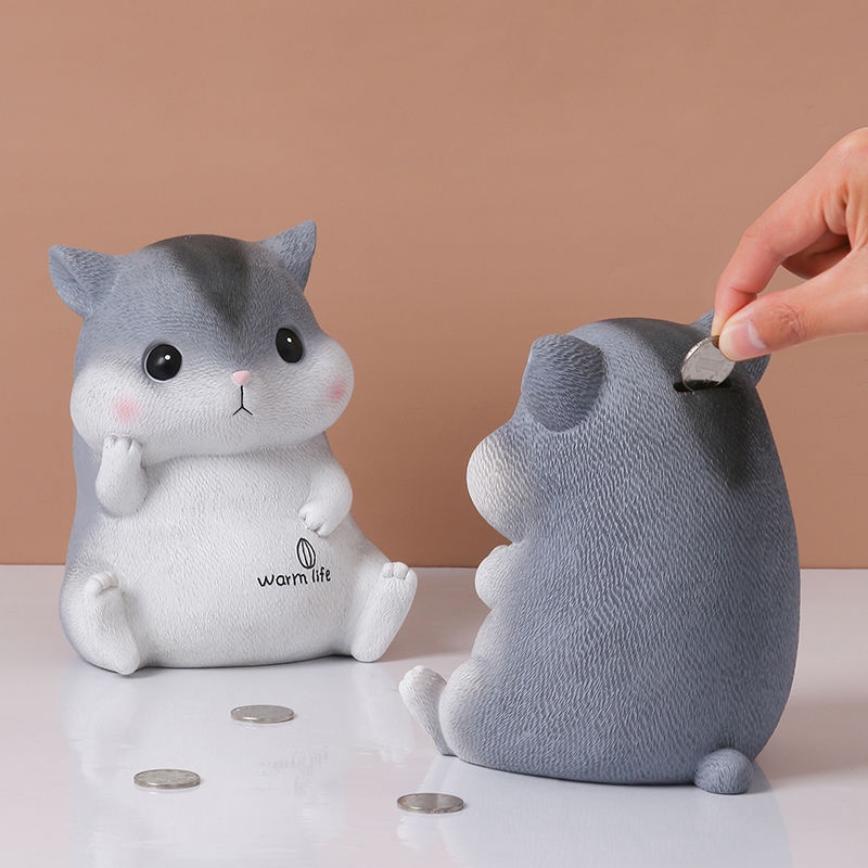 Quà Tặng. Ống Heo Đất. Ống Heo Tiết Kiệm Hình Chuột hamster Hoạt Hình Dễ Thương 2022