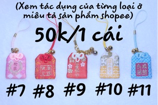 (Có sẵn) móc khoá may mắn Nhật Bản