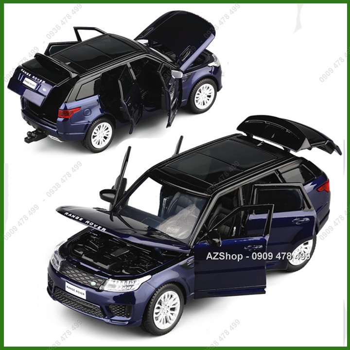 Mô Hình Kim Loại Xe Suv Land Range Rover Sport Mở 4 Cửa - Tỉ Lệ 1:32 - 9765.1