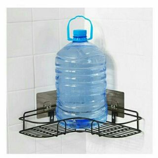 Kệ góc sắt đen dán tường siêu chắc