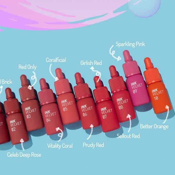 (hàng Mới Về) Set 4 Son Môi Peripera Màu Nhung Thời Trang 2019 | BigBuy360 - bigbuy360.vn