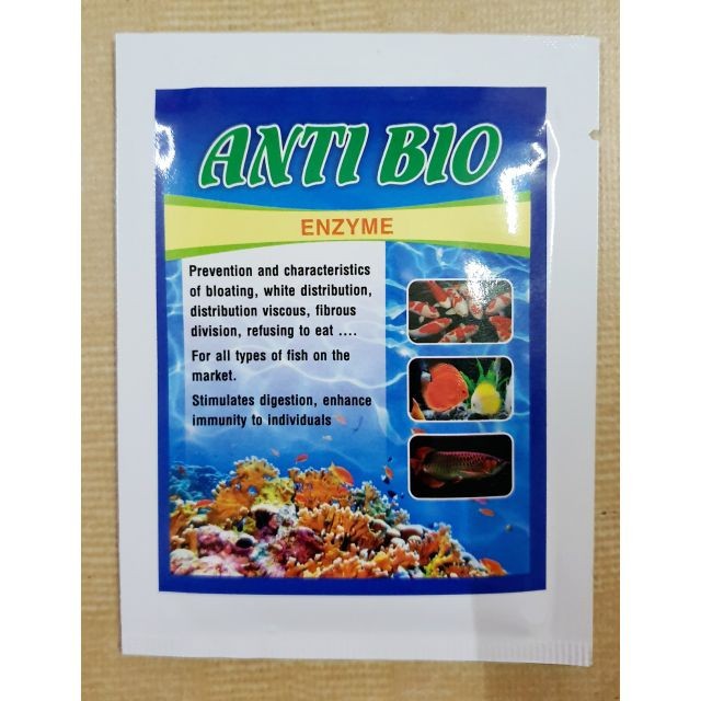 Men Tiêu Hóa Cho Cá Cảnh Anti Bio - Guppy Xanh