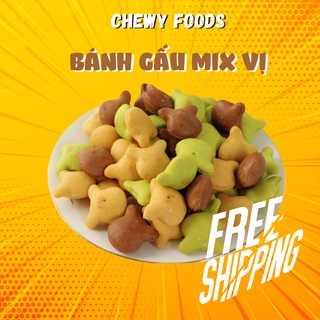 Bánh gấu nhân kem mix 3 vị SIÊU NGON 450gr Chewyfoods Store