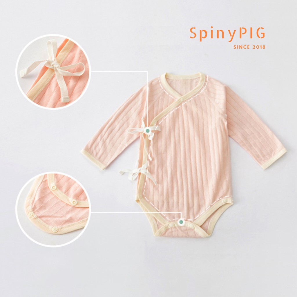 Quần áo sơ sinh 0-9 tháng 100% cotton bộ body sơ sinh dài tay dành cho mùa thu đông nhiều màu sắc đáng yêu cho bé