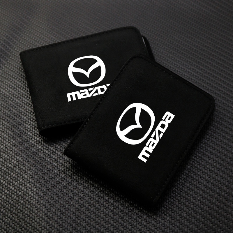 Ví Đựng Bằng Lái Xe / Thẻ ID / Bằng Lái Xe In Logo Màu Đen Cho Mazda 2 3 5 6 2017 CX-4 CX-5 CX-7 CX-9 CX-3 CX-5