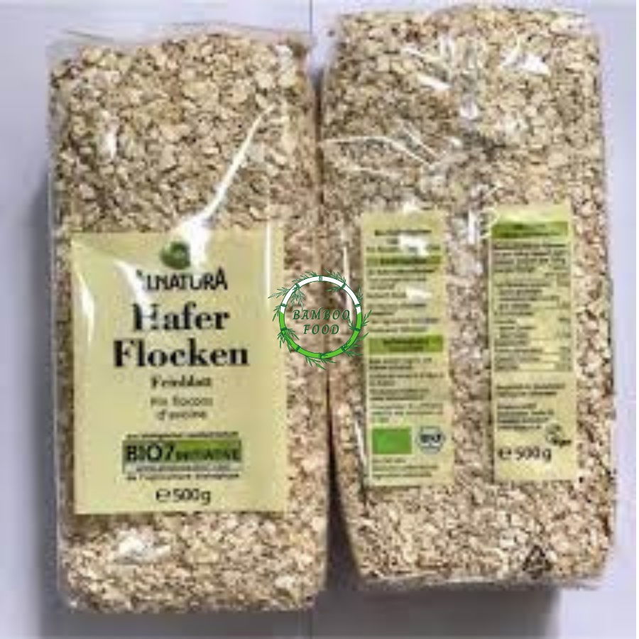 1Kg Yến Mạch Cán Dẹt Cán Vỡ Hafer Flocken, Yến Mạch Giảm Cân, Ăn Kiêng, Keto