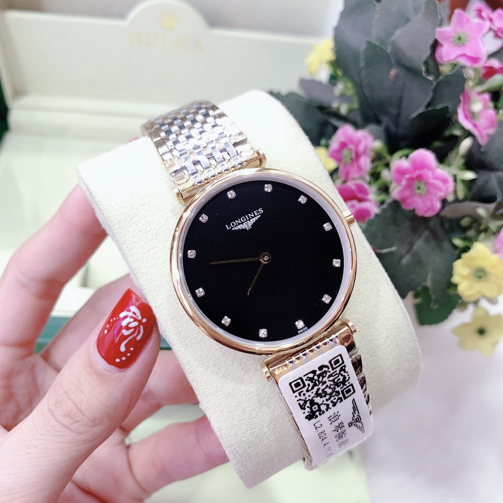 ĐỒNG HỒ NAM LOGI MÁY QUARTZ , MẶT ĐÍNH ĐÁ , SIZE 38MM , DÂY THÉP
