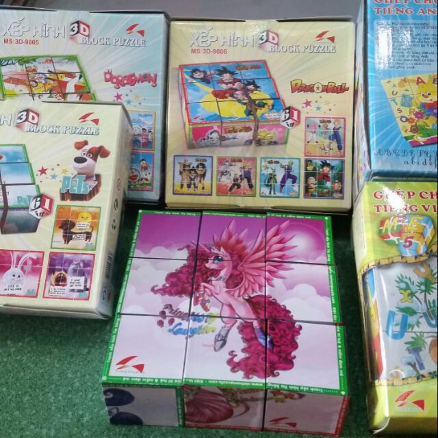 Xếp hình 3D 6in1