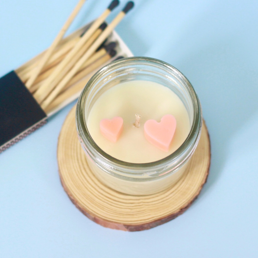 Set Tự Làm Nến Thơm Handmade Diy 80g Aroma Story Trang Trí Đá Năng Lượng, Nến Trái Tim, Tặng Kèm Hộp Quà