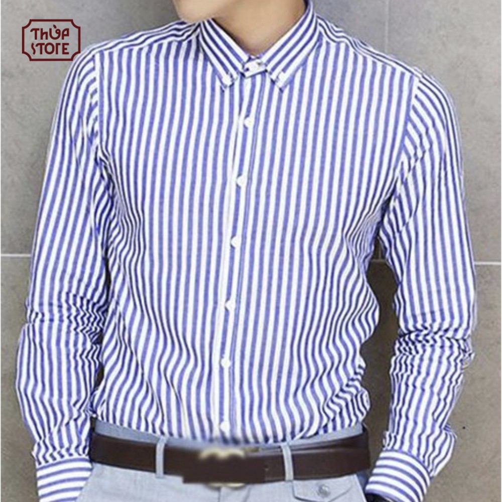 Áo sơ mi nam bigsize công sở dài tay thanh lịch, thon gọn, vải không nhăn | BigBuy360 - bigbuy360.vn