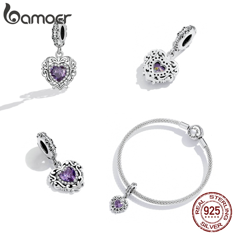 Hạt xỏ lỗ BAMOER SCC21803 925 dùng cho tự làm vòng tay