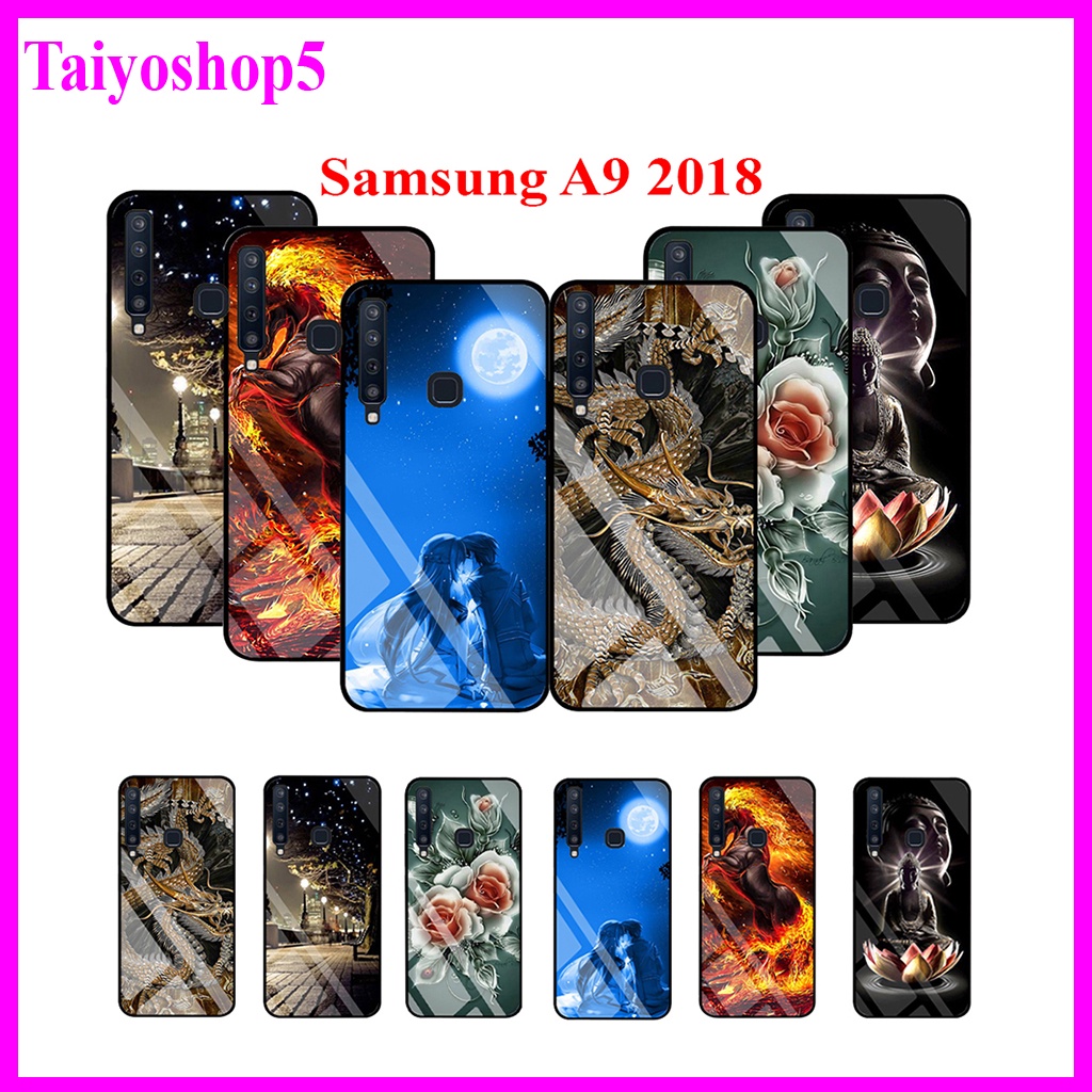 "Ốp lưng Sansung A9 2018 " Mặt kính 3D sang trọng_Không Nhòe, Không Phai Hình Taiyoshop5
