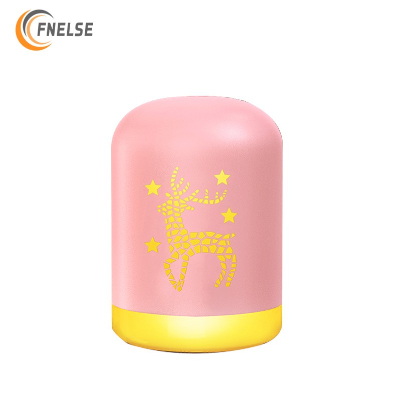 Máy Phun Sương Fnelse Tạo Độ Ẩm Không Khí Có Đèn LED Sạc Bằng Cổng USB Dành Cho Xe Hơi 340ml