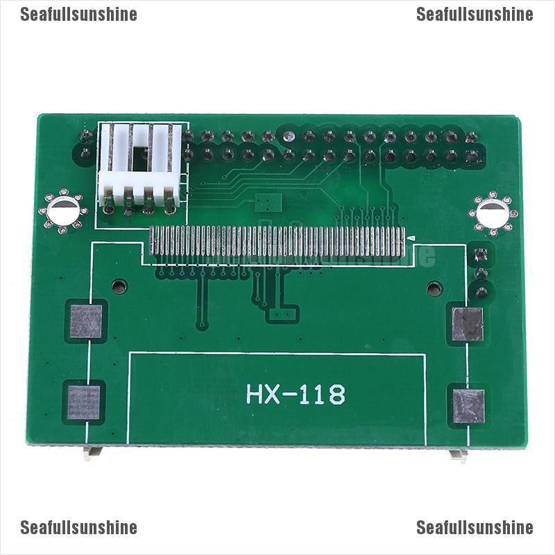 Se1pc Single Compact Flash Cf To 3.5 Ide 40pin Male Adapter Card Thẻ