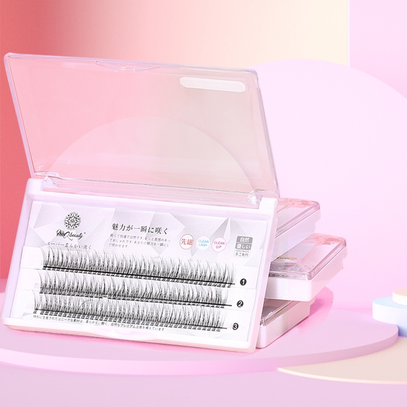 Một hộp 120 sợi lông mi tự nhiên mềm.