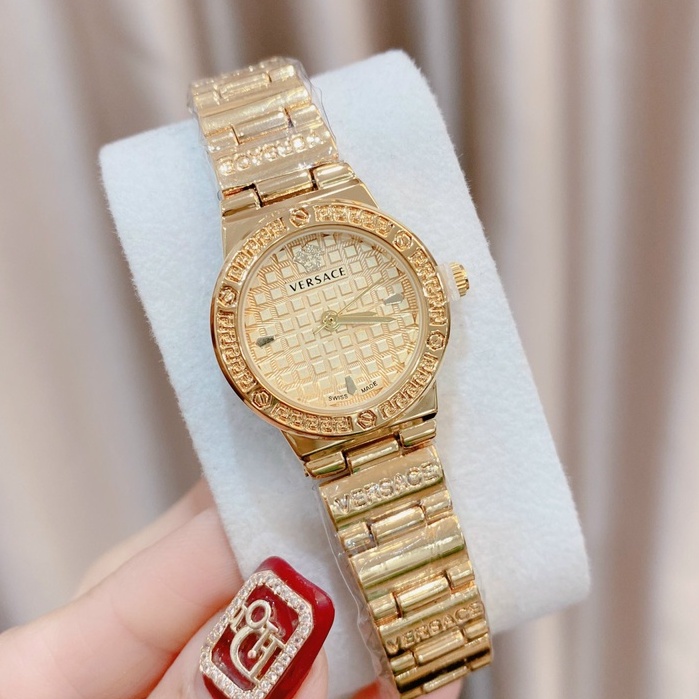đồng hồ thời trang nữ Versace đeo tay dây thép không gỉ hàng đẹp thời trang cao cấp chống  nước bảo hành 12 tháng -DH14 | BigBuy360 - bigbuy360.vn