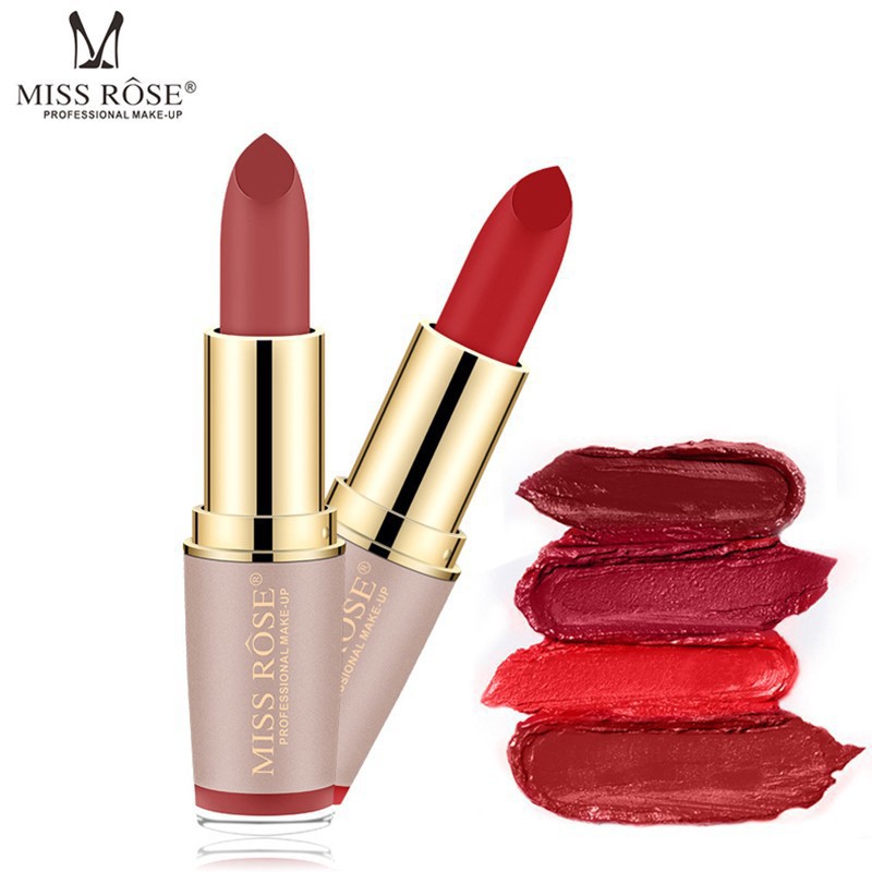 Son lì lâu trôi siêu mịn môi MISS ROSE son thỏi son trang điểm nội địa Trung ZD-SM62 | BigBuy360 - bigbuy360.vn