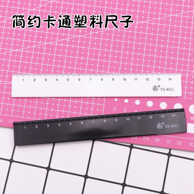 Ultra-light clay tool scale plastic simple ruler, soft clay tool, sheeting, rubbing, cutting section measurement