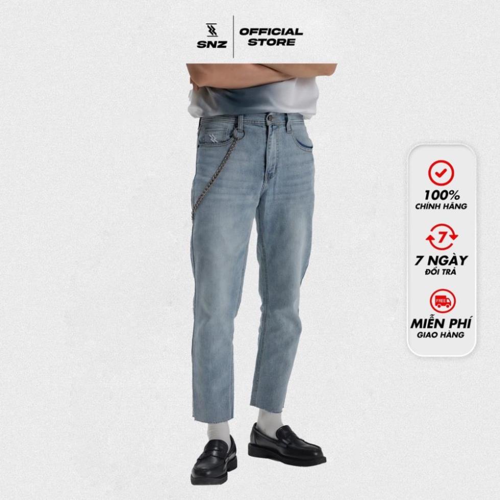 Quần jeans dáng ngắn chất cotton co giãn tốt bền màu form trẻ trung SNAZZY JEAN CROP 2022 !