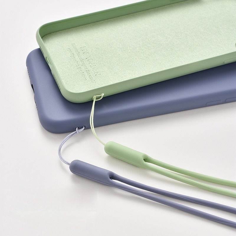 Dây Đeo Điện Thoại / AirPods / Thẻ ID / Chìa Khóa Bằng Silicon Màu Kẹo