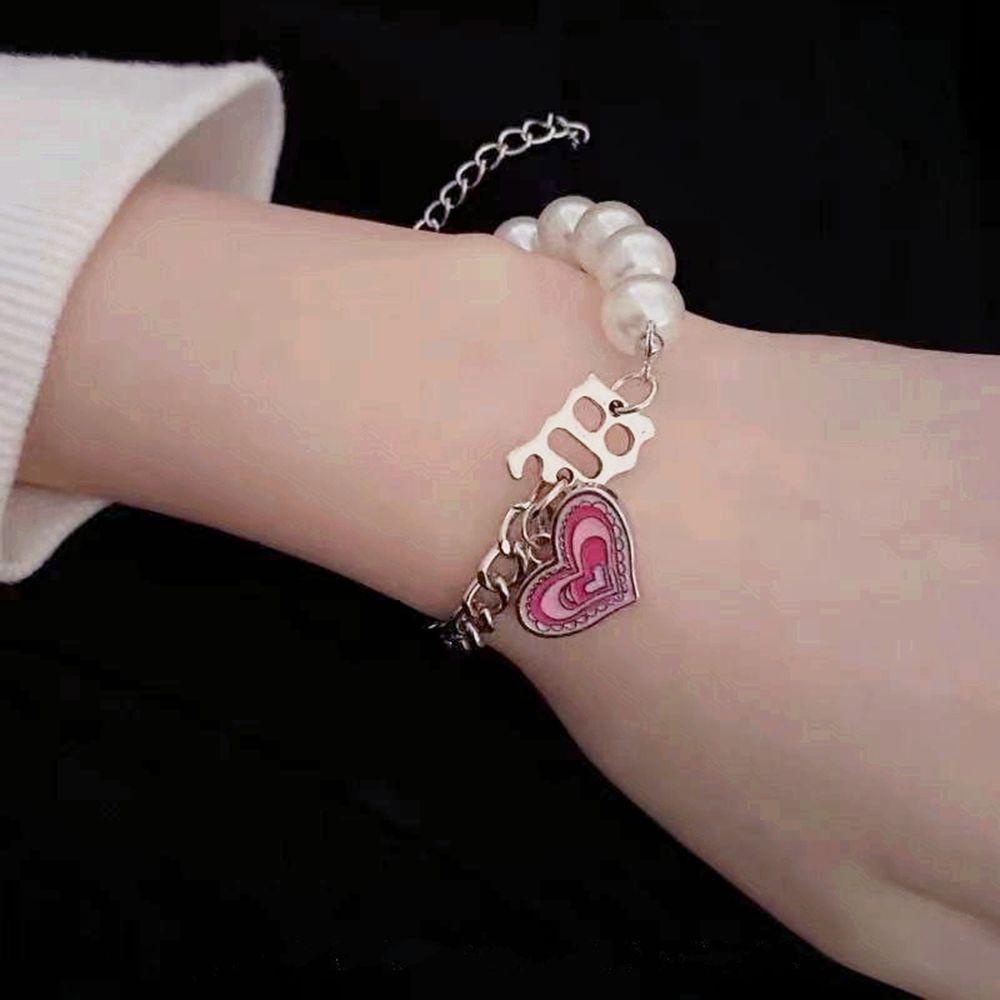 MXGOODS Vòng cổ Mặt Trái Tim Phong Cách Hàn Quốc Sang Trọng Y2K