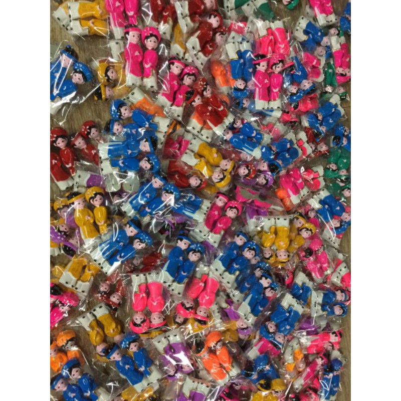 Cặp magnet cô dâu chú rể - Nam châm quà tặng cưới - luuniemvietnam - 8cm