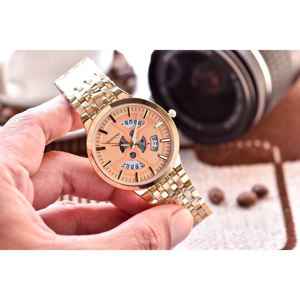 ĐỒNG HỒ ĐÔI NAM NỮ MẶT TRẮNG VÀ MẶT VÀNG CHO CÁC CẶP ĐÔI YÊU NHAU