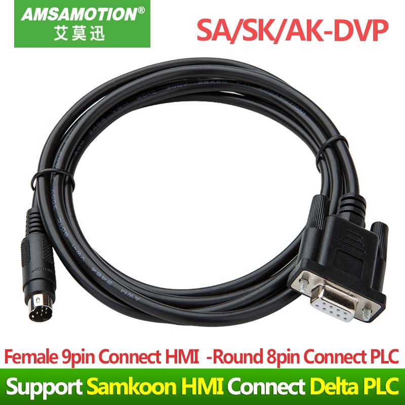 HB LEVI-DVP Thích hợp WECON HMI Bảng điều khiển cảm ứng SA043 EA AK SK070 Kết nối Delta DVP PLC Dây 