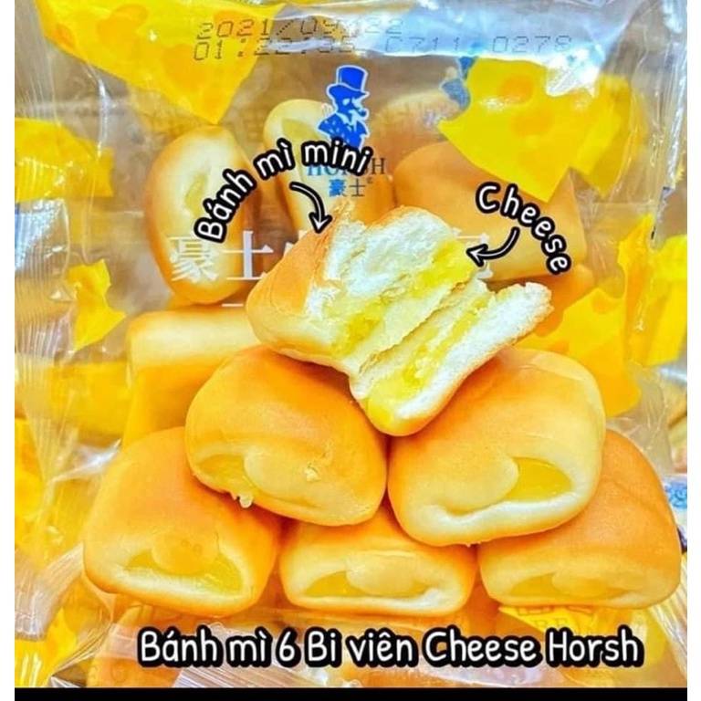 Bánh mì phomai viên Horsh-thùng 500gram