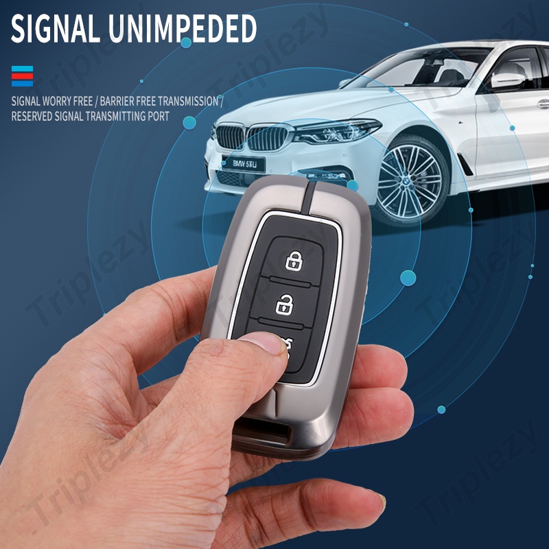 Vỏ Bảo Vệ Chìa Khóa Điều Khiển Từ Xa Bằng Hợp Kim Kẽm Dạ Quang Cho Hyundai IX35 Elantra Sonata 8 9 Kia Sportage K5 K2 Sorento Optima Forte 2015 2016 2013 2014 2012 2011