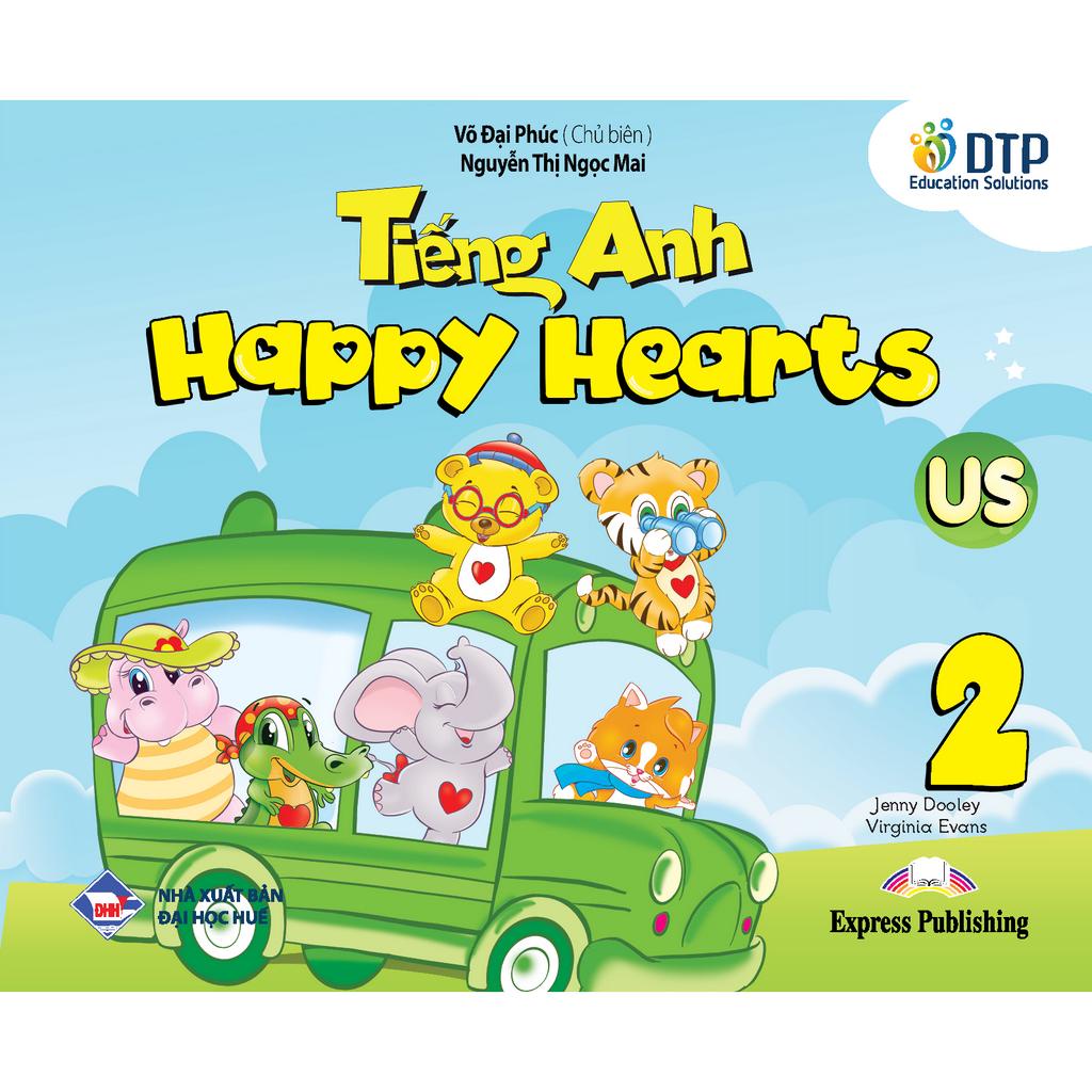 Sách - DTPbooks - Happy Hearts US 2 Pupil's Book (With Stickers)