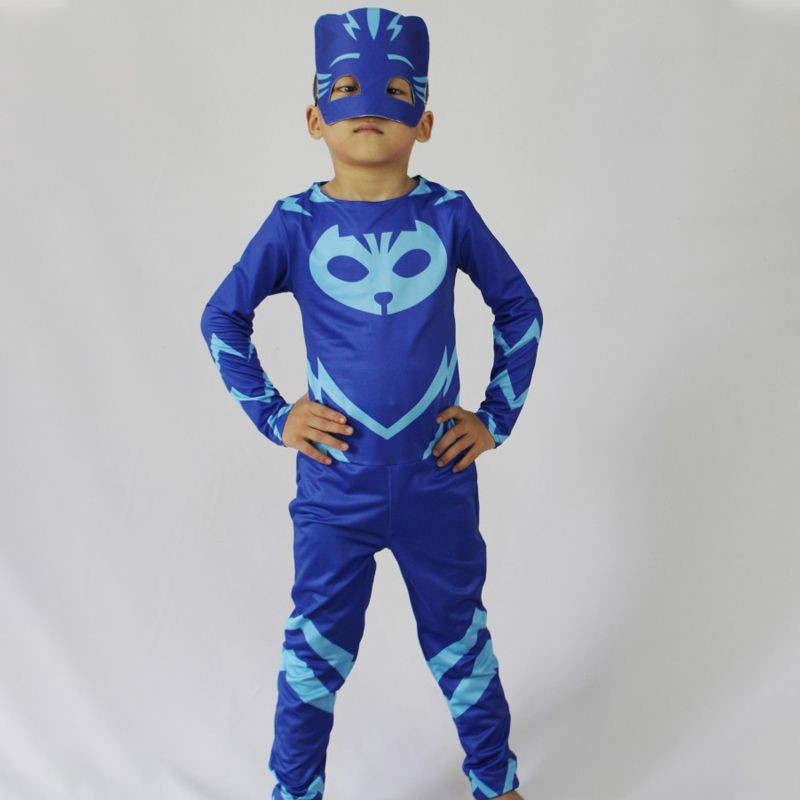 Bộ Trang Phục Hóa Trang Nhân Vật Catboy / Owlette / Gekko Hoạt Hình PJ Masks Cho Bé Dịp Halloween