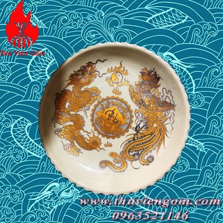 Mâm bồng vàng - Đồ thờ Bát Tràng