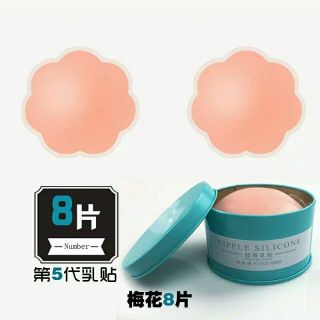 Hộp dán ti, dán nhũ hoa silicon 5 đôi